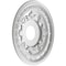 Ekena Millwork Baltimore PVC Ceiling Medallion (Canopies up to 6 1/2"), 16"OD x 3 1/2"ID x 1"P, Metallic Charcoal CMP16BACCH - alternate 3